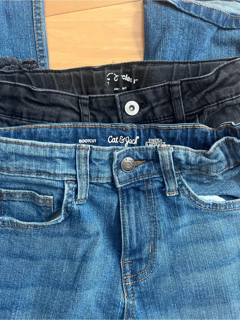Girls Jeans Bundle in Blue and Black